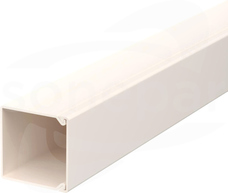 WDK25025 (25x25x2000mm) Kanał kablowy biały