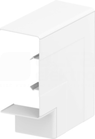 GK-FH53100RW (142x142x56) RAPID45-2 Naroże płaskie nakładane cz.biały