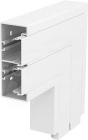 GK-FS53130RW (200x200x130) RAPID45-2 Naroże płaskie stałe cz.biały