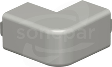 WDK HA20020GR (15x15mm) Nasadka narożna zewn