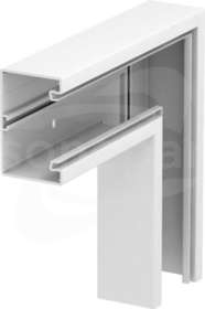 GK-F70110GR (70x110) Naroże płask.kanału szary
