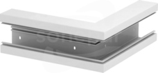 GK-A70130RW (70x130) Naroże zewn.kanału cz.biały