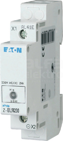 Z-EL/R230 230V czerwony Lampka kontrolna pojedyncza