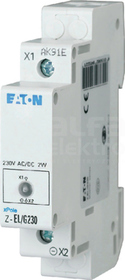 Z-EL/G230 230V zielony Lampka kontrolna pojedyncza