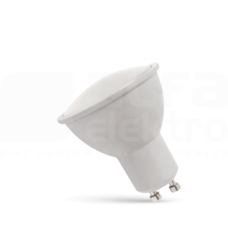 GU10 230V 6,0W/WW GU10 400lm 120D Źródło LED z mleczną szybką