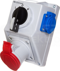 C32-48.1 L-0-P 32/4 16/3 IP44 ZESTAW Z GNIAZDEM