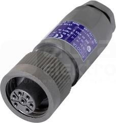 SDOGL070PLNFKPG/1D/1G RD24 7P Wtyk żeński prosty