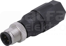 SSTGH040MSSFKSK M12 4P Wtyk męski prosty