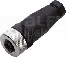 SDOGH050MSSFKPG M12 5P Wtyk żeński prosty
