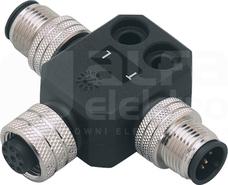 T SPLITTER M12/2xUS Rozdzielacz T