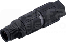SSTGH040MSSFKSK M12 4P Wtyk męski prosty