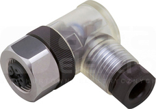 SDOAH042VASFKPG M12 4P Wtyk żeński kątowy