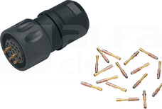 SDOGK210MKRFKSG M23 21P Wtyk żeński prosty