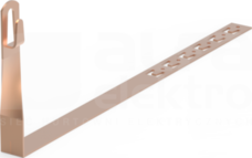 11.3/Z CU miedź (z zaczepami) UCHWYT KĄTOWY SKRĘCONY L-415