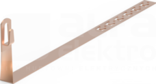 11.4.1/Z CU MIEDŹ.(z zaczep.) UCHWYT KĄTOWY SKRĘCONY L-450