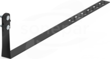 11.4.1/Z/S LA 9005 Uchwyt pod dachówkę z zaczepem skręcony L-450mm; H-100mm
