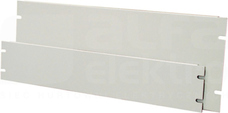 19 1U RAL 7035 Zaślepka aluminiowa