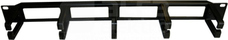 1U typ 900-005 RAL 9005 Prowadnica kabli
