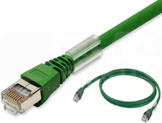 XS6W-6LSZH8SS100CM-G Patchcord 1m zielony