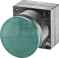 SIRIUS 22mm czarny Przycisk sterowniczy płaski