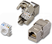 RJ45 STP kat.6A Moduł keystone