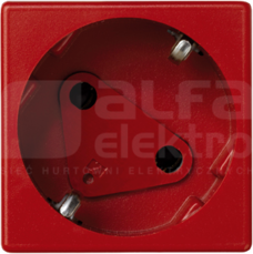 CONNECT SCHUKO DATA czerwony Gniazdo z kluczem