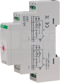 AS-223 16A TH35 2M AUTOMAT SCHODOWY