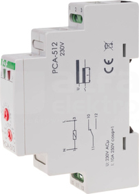 PCA512 0,1sek-24h 1P 230VAC PRZEKAŹNIK CZASOWY AWERS.