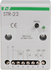 STR-22 230VAC STEROWNIK ROLET 1-PRZYC.