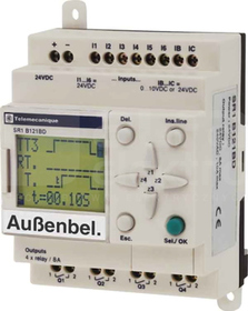 SR1A101FU 240VAC ZELIO LOGIC 6IN 4 DIGIT OUT 8A NO CLOCK