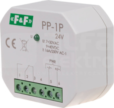 PP-1P 24V PRZEKAŹNIK ELEKTROMAGNETYCZY