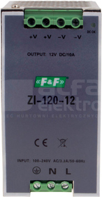 ZI-120-12 90-264VAC/120-370VDC ZASILACZ IMPULSOWY