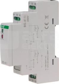 BIS-411-LED 16A TH35 165-265VAC PRZEKAŹNIK BISTABILNY