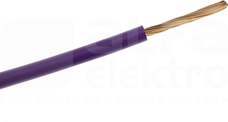 H07V-K 1,5 fioletowy Przewód jednożyłowy (LgY)