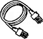 RJ12-RJ12 2m Przewód