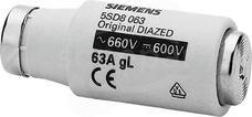 5SD8063 GG 63A DIII E33 miedziany WKŁADKA TOPIKOWA 690V