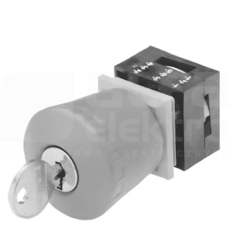 SIRIUS 26x26mm czerwony Przycisk grzybkowy