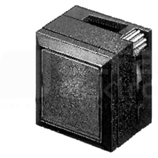SIRIUS 26x26mm biały Przycisk podświetlany