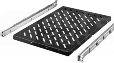 DK 100kg 400-600 RAL9005 Półka urządzeniowa wyciągana