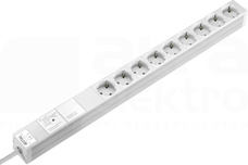 DK 9 GN.SCHUKO Listwa zasilająca