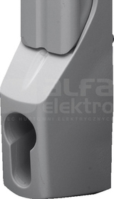 TS RAL7035 Klamka pod wkładkę cylindryczną