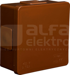 VP-01 86x86x40mm IP55 brązowy Puszka natynkowa