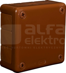 VP-41 98x98x42mm IP55 brązowy Puszka natynkowa