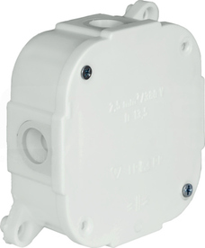 VP-74 88x88x40mm IP44 biały Puszka natynkowa