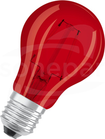 LED S CL A15 2,5W 510 230V RD E27 45lm Źródło LED czerwone