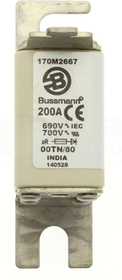 200A 690V 00 aR Bezpiecznik