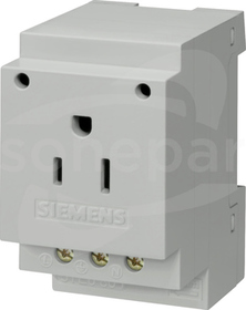 5TE6804 16A NA SZYNĘ GNIAZDO SCHUKO