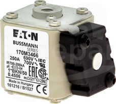 250a 690V aR DIN Bezpiecznik