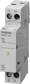 SENTRON 8x32 1P+N 20A Podstawa bezpiecznikowa