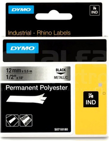 RHINO POLIESTR.TRWAŁA METAL. TAŚMA 12mm*5,5mb S0718180